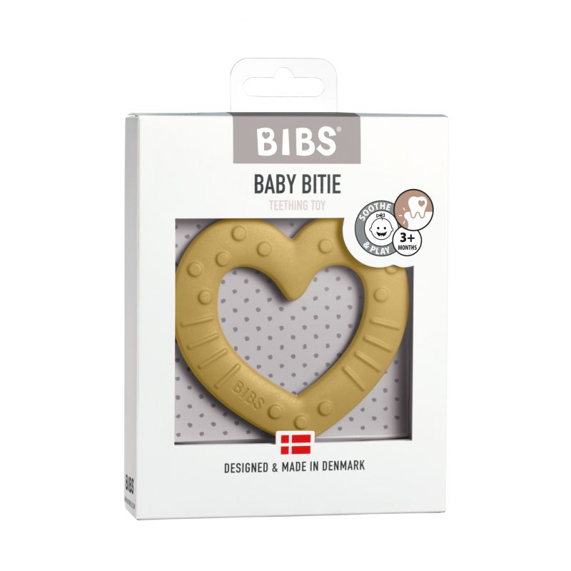 BIBS GRICKA HEART MUSTARD Cijena