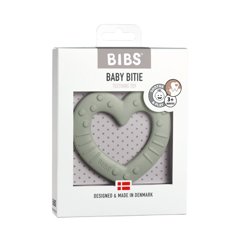 BIBS GRICKA HEART SAGE Cijena